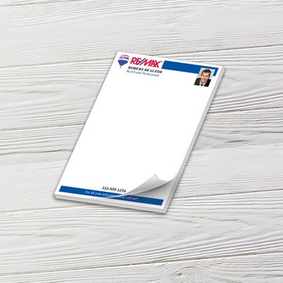 Full-Color Notepads - 25 Sheets (4" x 6")